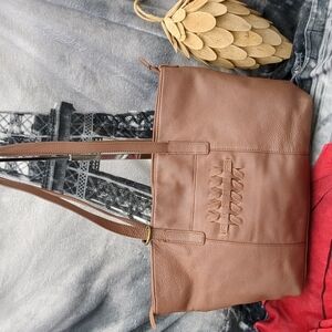 Lucky brand Brown leather tote